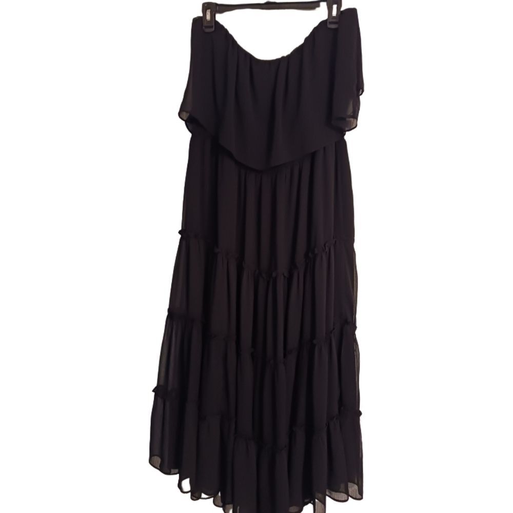 Layered Strapless Dress